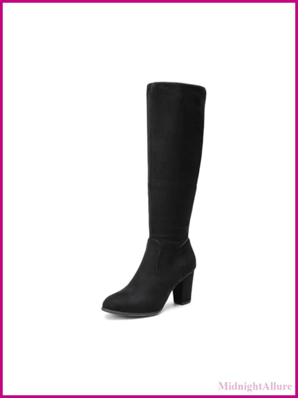 Women's Knee High Winter Tall Riding Boots 3.14in Heel Warm Lined Comfort